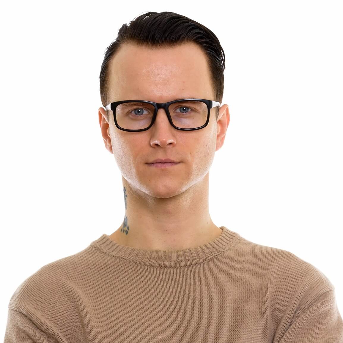 H2 18 3 portrait of young handsome man wearing eyeglasses BEL4Z6Z