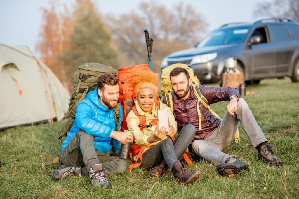 hikers with backpacks outdoors 1